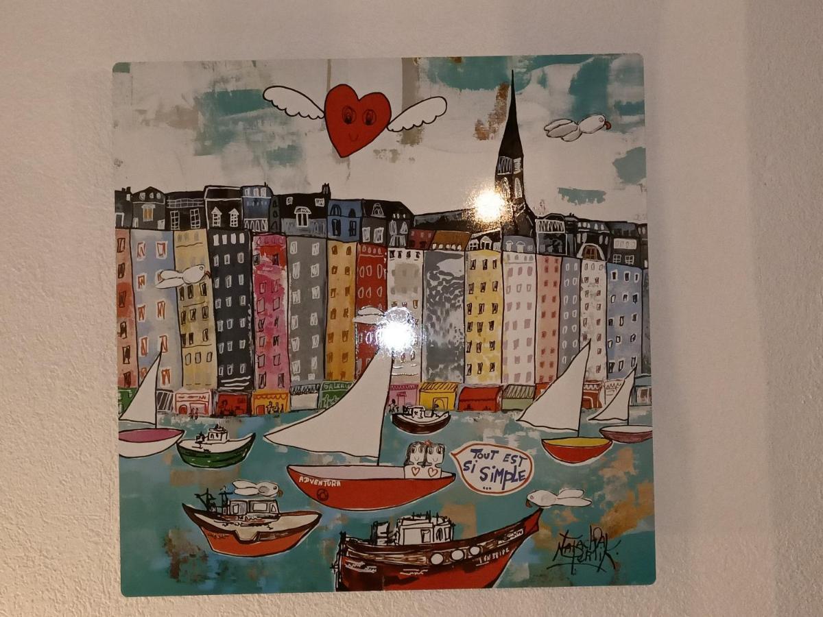 Ferienwohnung Le Coeur Du Centre Historique Refait A Neuf Honfleur Exterior foto